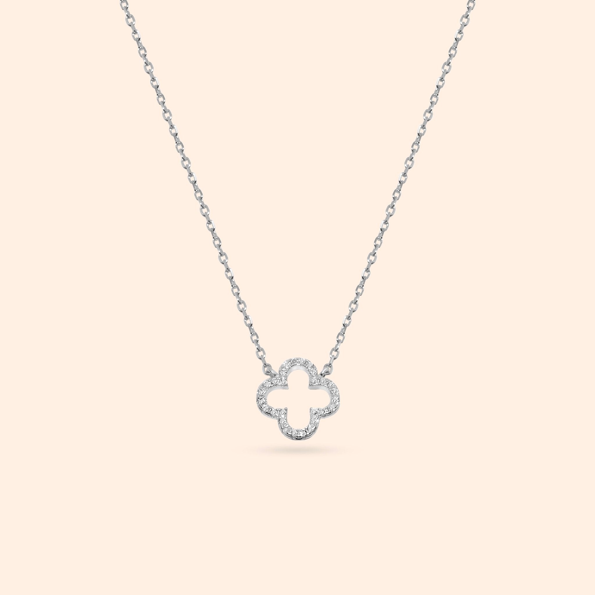 Open Clover Necklace - Karen's Fine Jewellery