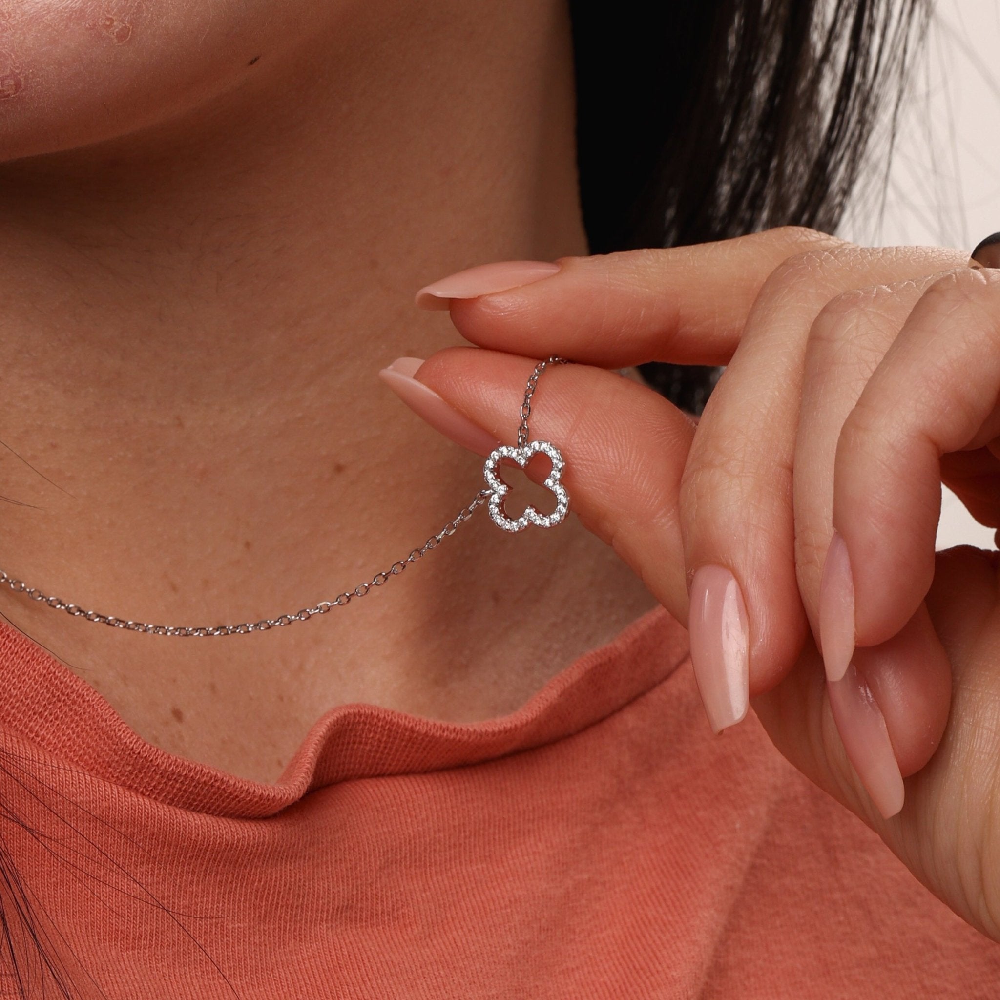 Open Clover Necklace - Karen's Fine Jewellery