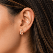Open Teardrop Earrings - Karen's Fine Jewellery