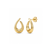 Open Teardrop Earrings - Karen's Fine Jewellery
