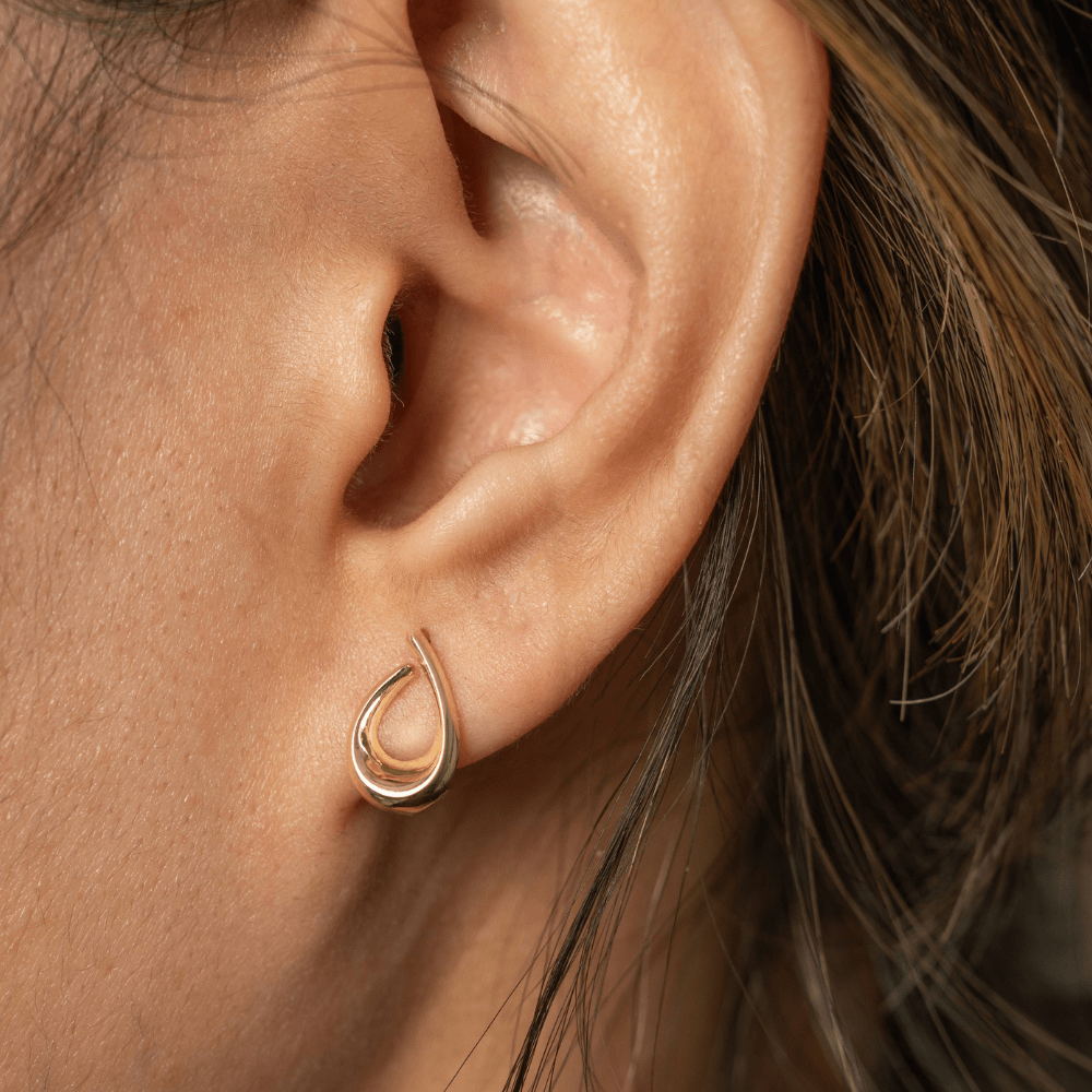 Open Teardrop Earrings - Karen's Fine Jewellery