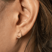 Open Teardrop Earrings - Karen's Fine Jewellery