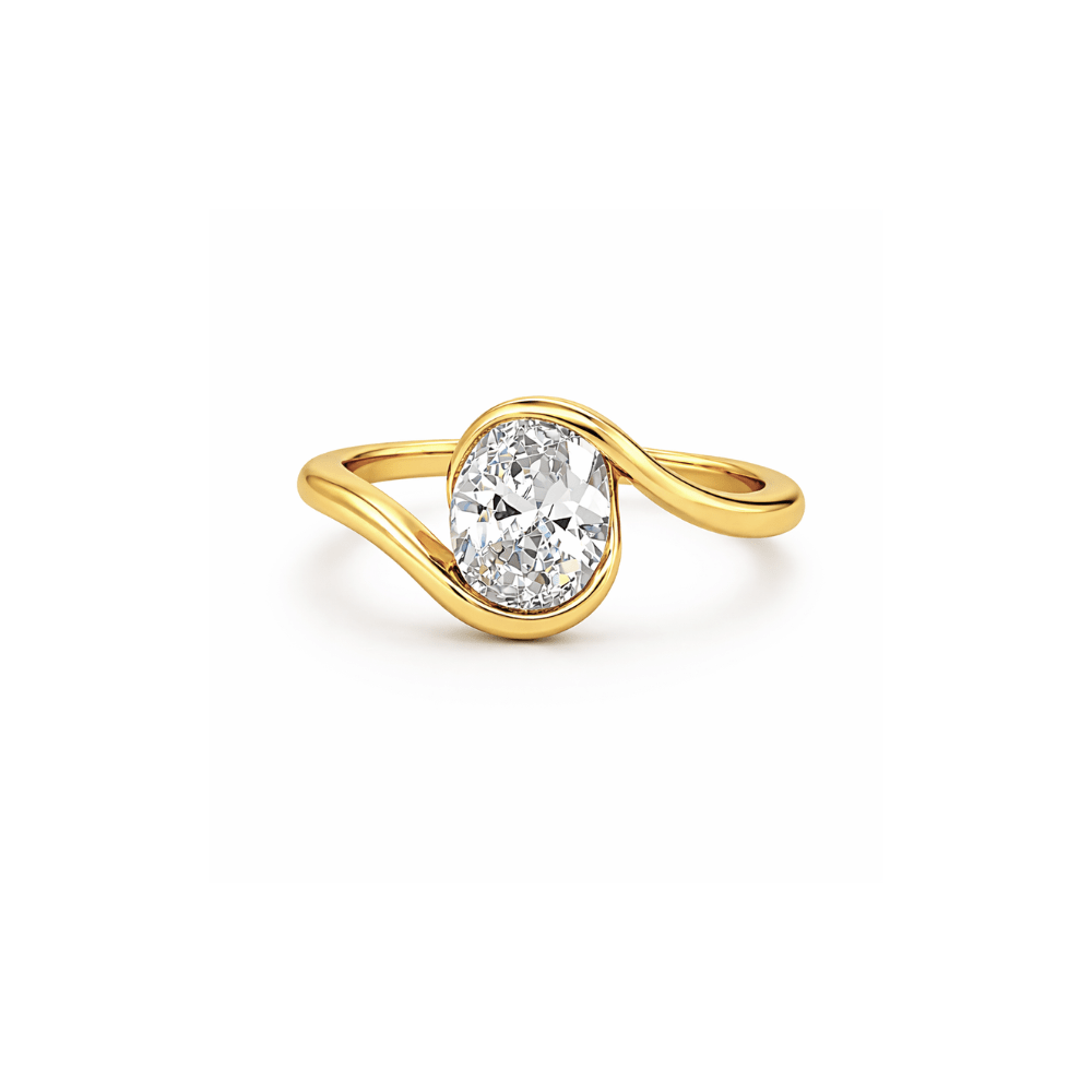 Oval Cubic Zirconia Wrap Ring - Karen's Fine Jewellery