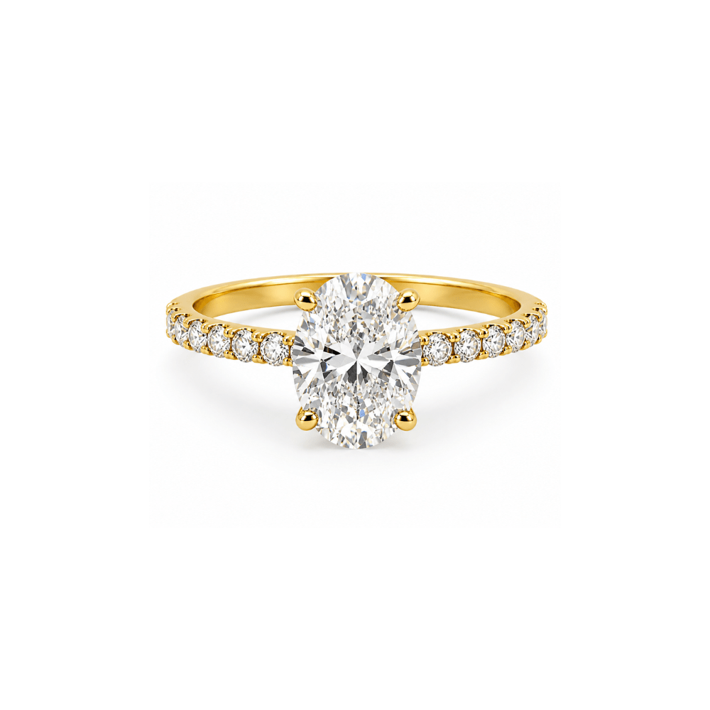 Oval Lab Diamond Ring - Karen's Fine Jewellery