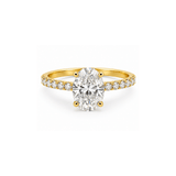 Oval Lab Diamond Ring