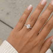 Oval Lab Diamond Ring - Karen's Fine Jewellery