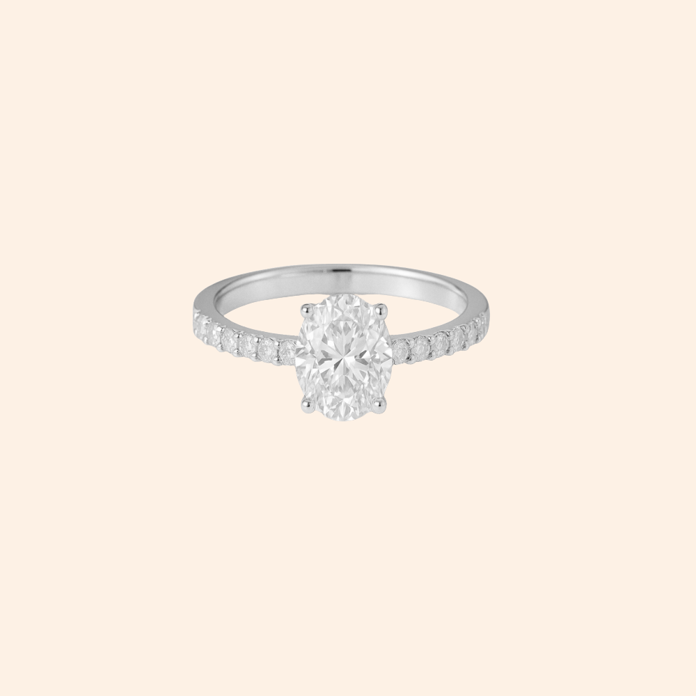 Oval Lab Diamond Ring - Karen's Fine Jewellery