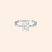 Oval Lab Diamond Ring - Karen's Fine Jewellery