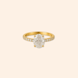 Oval Lab Diamond Ring