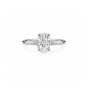 Oval Solitaire Lab Diamond Ring - Karen's Fine Jewellery