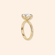 Oval Solitaire Lab Diamond Ring - Karen's Fine Jewellery