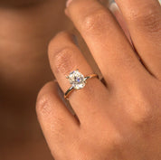 Oval Solitaire Lab Diamond Ring - Karen's Fine Jewellery