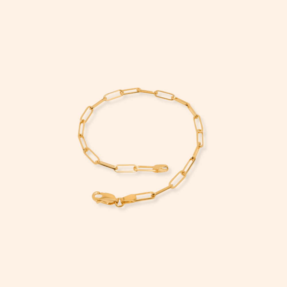 Paperclip Bracelet - Karen's Fine Jewellery