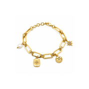 Paperclip Charm Bracelet - Karen's Fine Jewellery