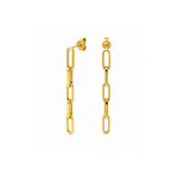 Paperclip Link Dangle Earrings