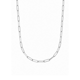 Silver Paperclip Necklace
