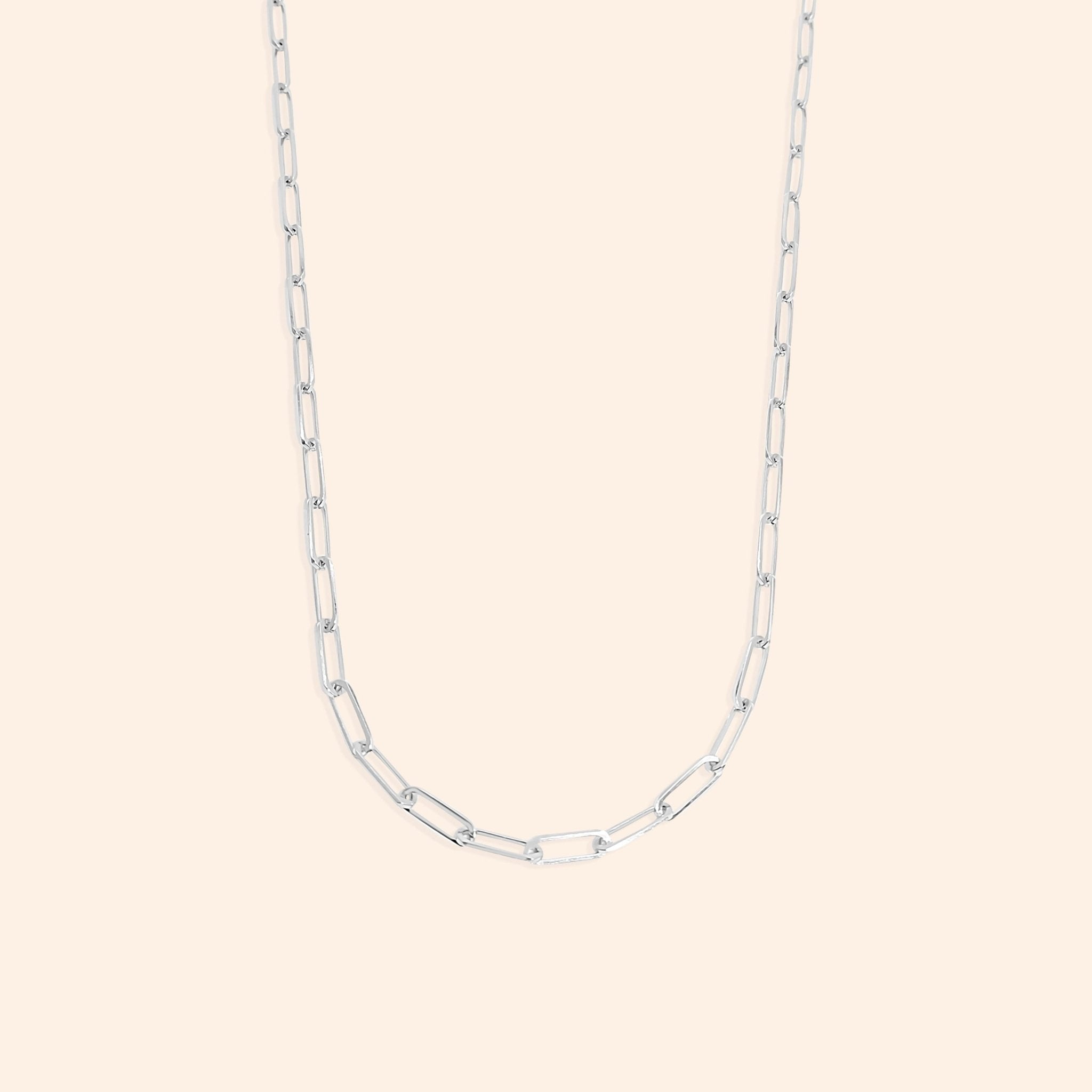 Paperclip Necklace - Karen's Fine Jewellery