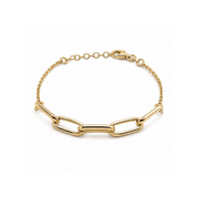 Paperclip Rolo Bracelet - Karen's Fine Jewellery