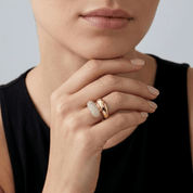 Pavé Cubic Zirconia Wrap Ring - Karen's Fine Jewellery