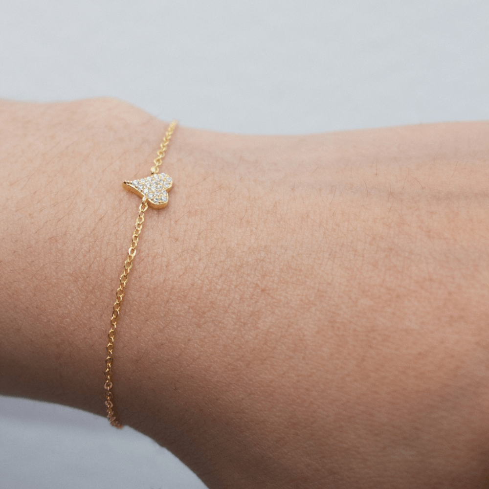 Pavé Heart Bracelet - Karen's Fine Jewellery