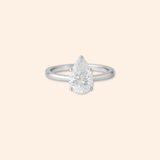 Pear Shape Lab Diamond Ring - Karen's Fine Jewellery