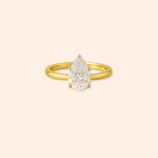 Pear Shape Lab Diamond Ring - Karen's Fine Jewellery