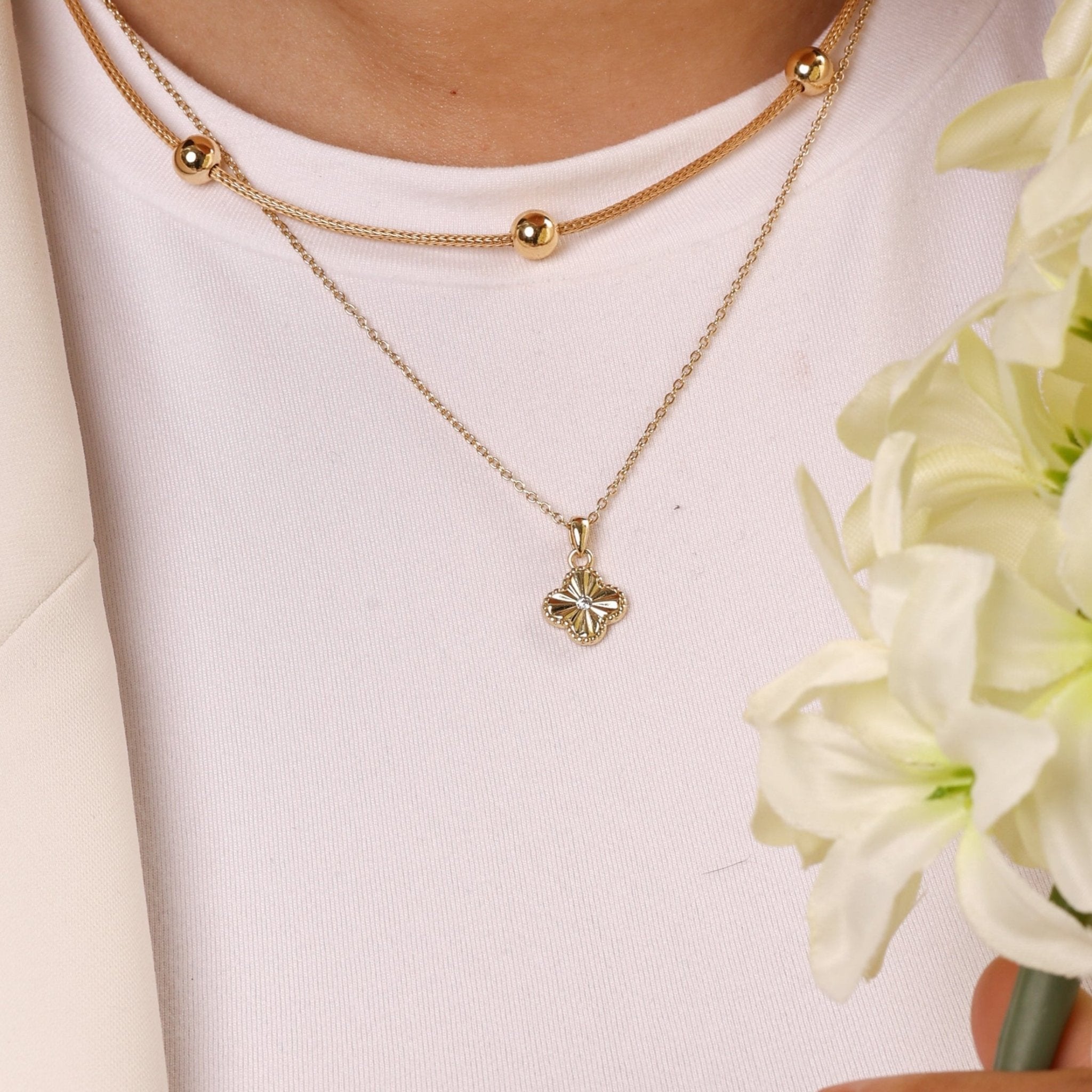 Petit Clover Necklace - Karen's Fine Jewellery