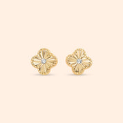 Petit Clover Studs - Karen's Fine Jewellery