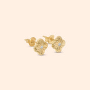 Petit Clover Studs - Karen's Fine Jewellery