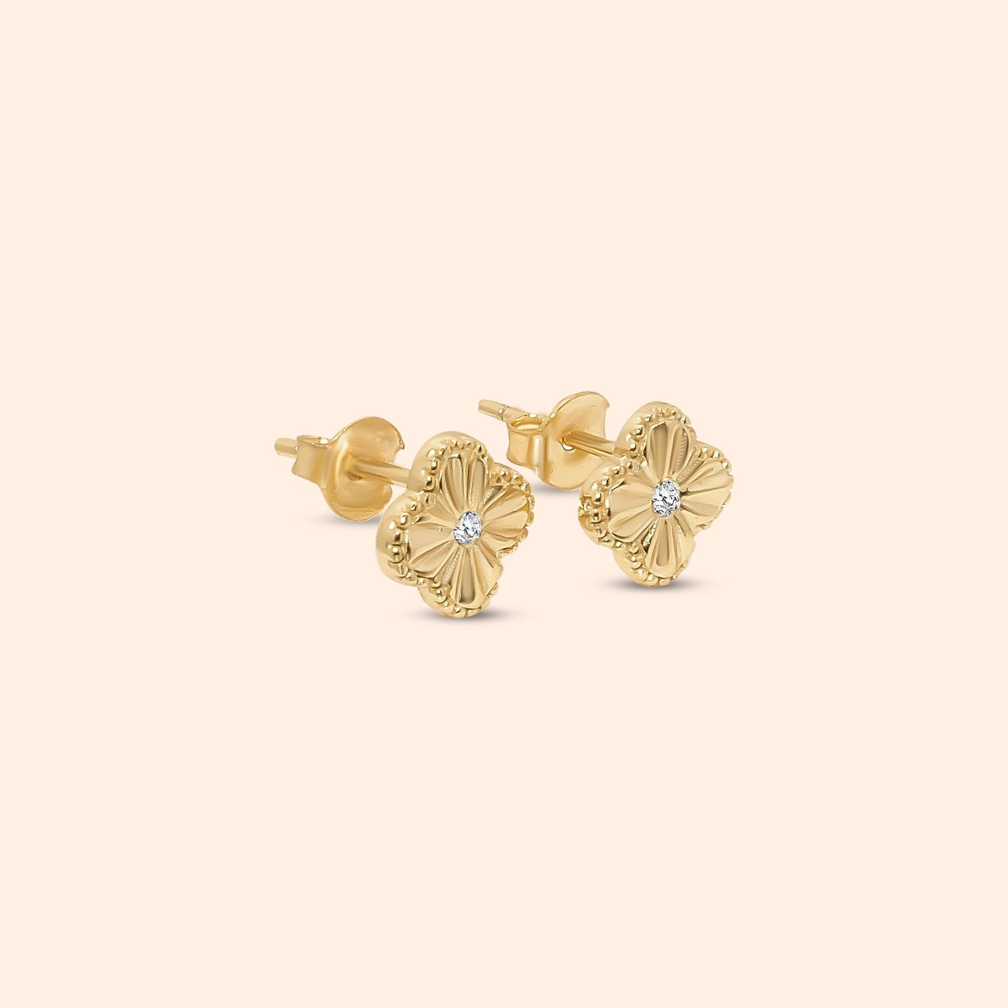 Petit Clover Studs - Karen&#39;s Fine Jewellery