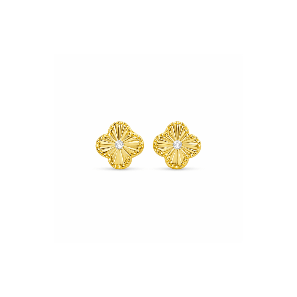 Petit Clover Studs - Karen's Fine Jewellery
