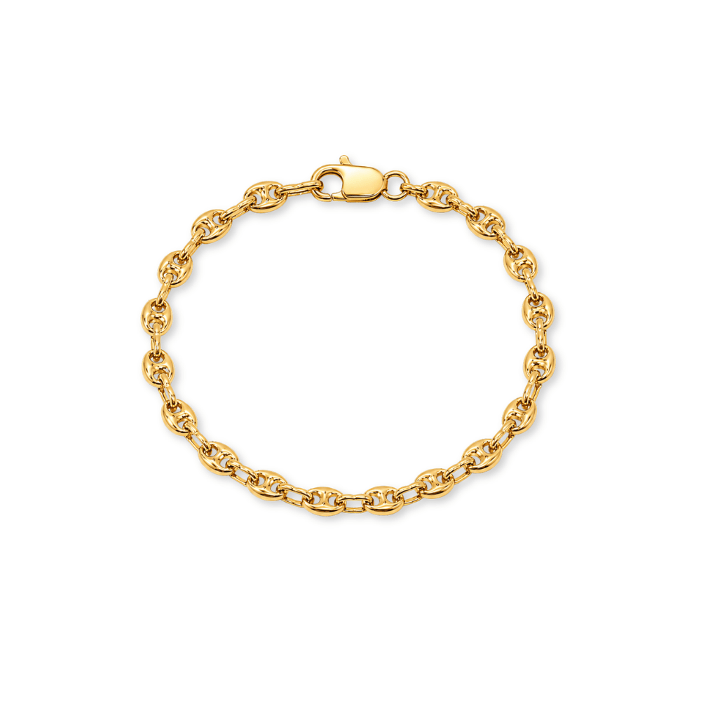 Puffy Anchor Bracelet - Karen's Fine Jewellery