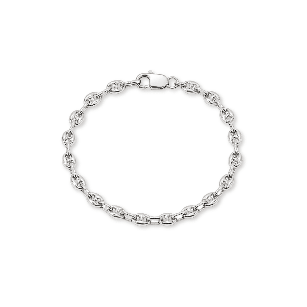 Puffy Anchor Bracelet - Karen's Fine Jewellery