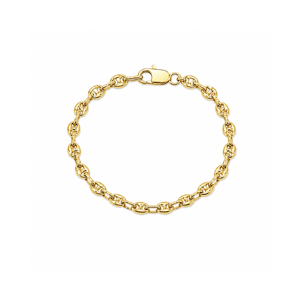 Puffy Anchor Chain Bracelet - Karen's Fine Jewellery