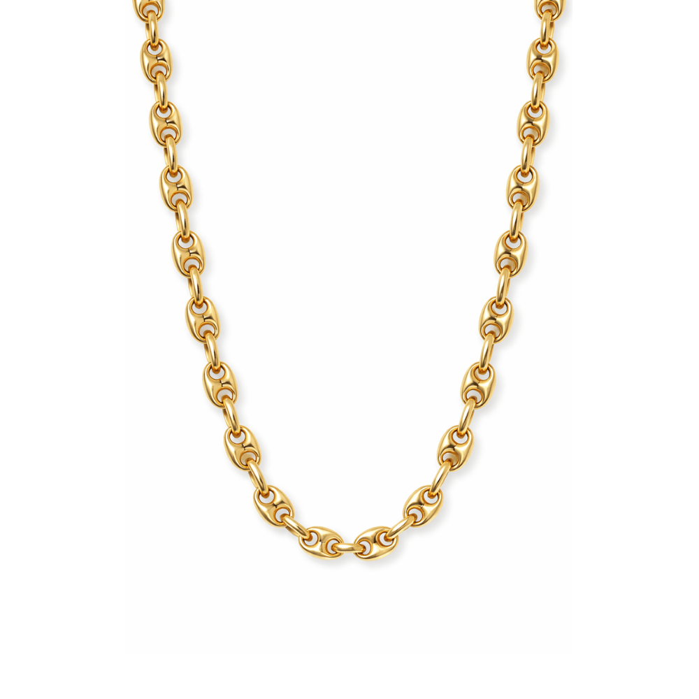 Puffy Anchor Necklace - Karen's Fine Jewellery