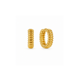 Ribbed Huggie Earrings