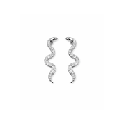 Serpent Pavé Drops - Karen's Fine Jewellery