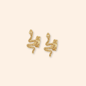 Serpent Studs - Karen's Fine Jewellery