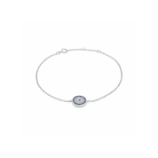 Silver Evil Eye Bracelet - Karen's Fine Jewellery