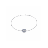 Silver Evil Eye Bracelet