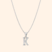 Silver Initial Necklace - Karen's Fine Jewellery