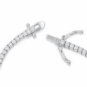 Silver Lab Diamond Tennis Bracelet - Karen's Fine Jewellery