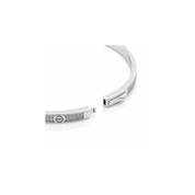 Silver Nova Pave Bangle (3.7mm) - Karen's Fine Jewellery