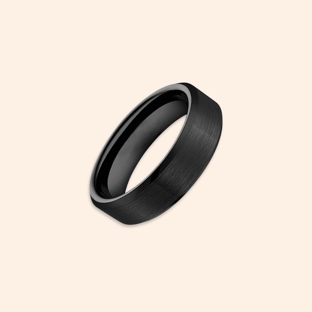Small Black Tungsten Ring - Karen's Fine Jewellery