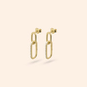 Sparkling Drop Studs - Karen's Fine Jewellery