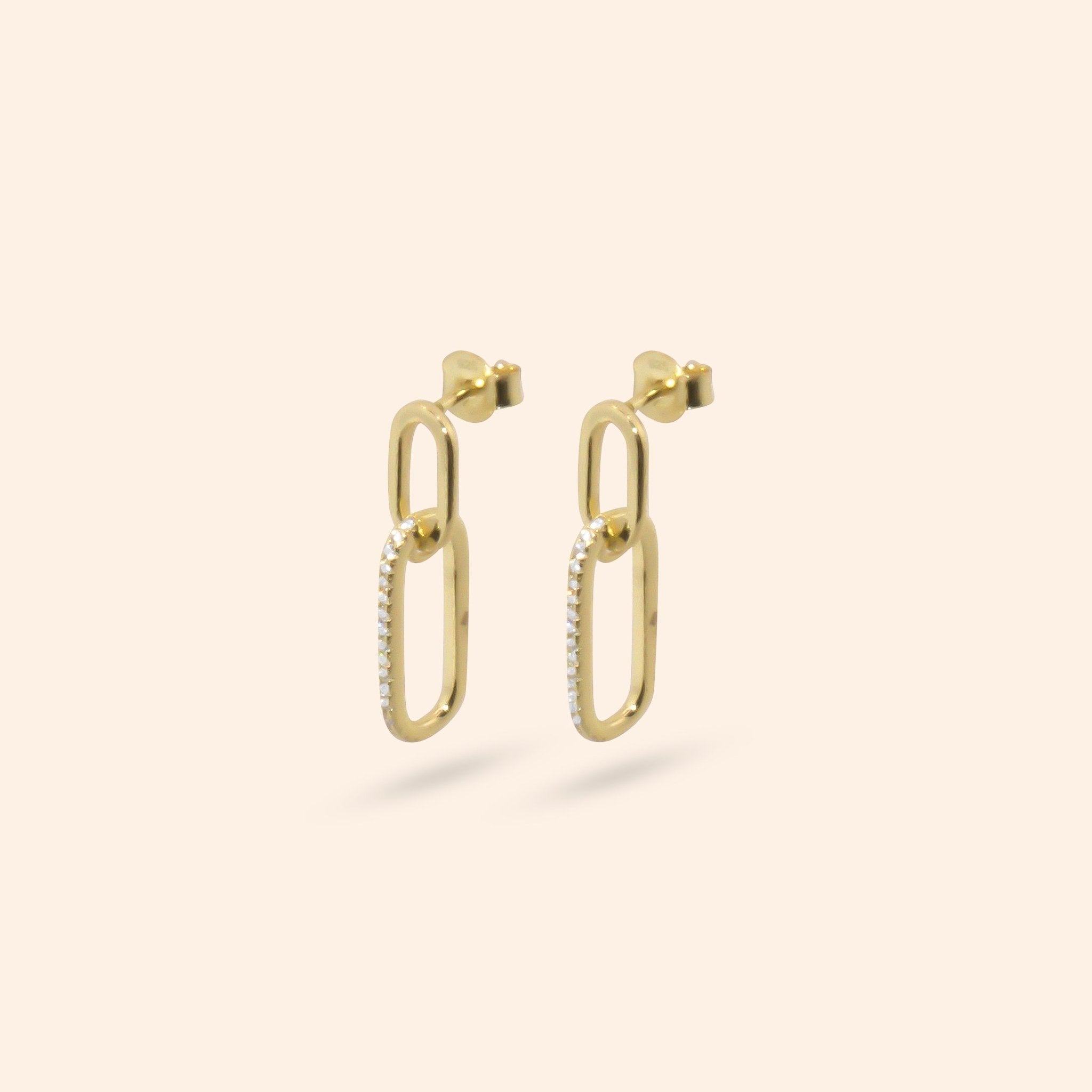 Sparkling Drop Studs - Karen's Fine Jewellery