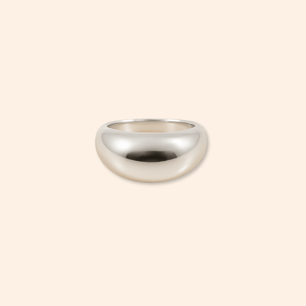 Thick Dome Ring - Karen's Fine Jewellery