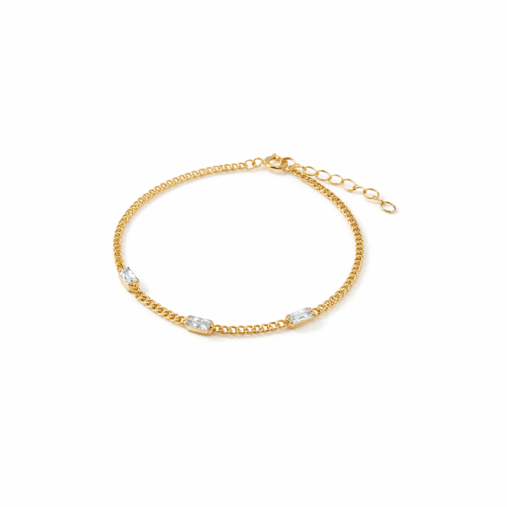Trilogy Bracelet in a white background