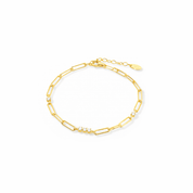 Trinity Paperclip Bracelet - Karen's Fine Jewellery