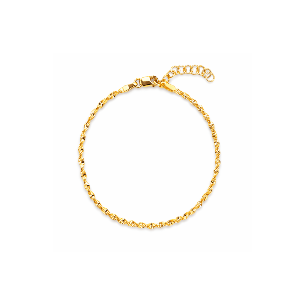 Twisted Chain Bracelet - Karen's Fine Jewellery
